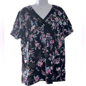 🌺 Dickies Floral Scrub Top, Size XL???